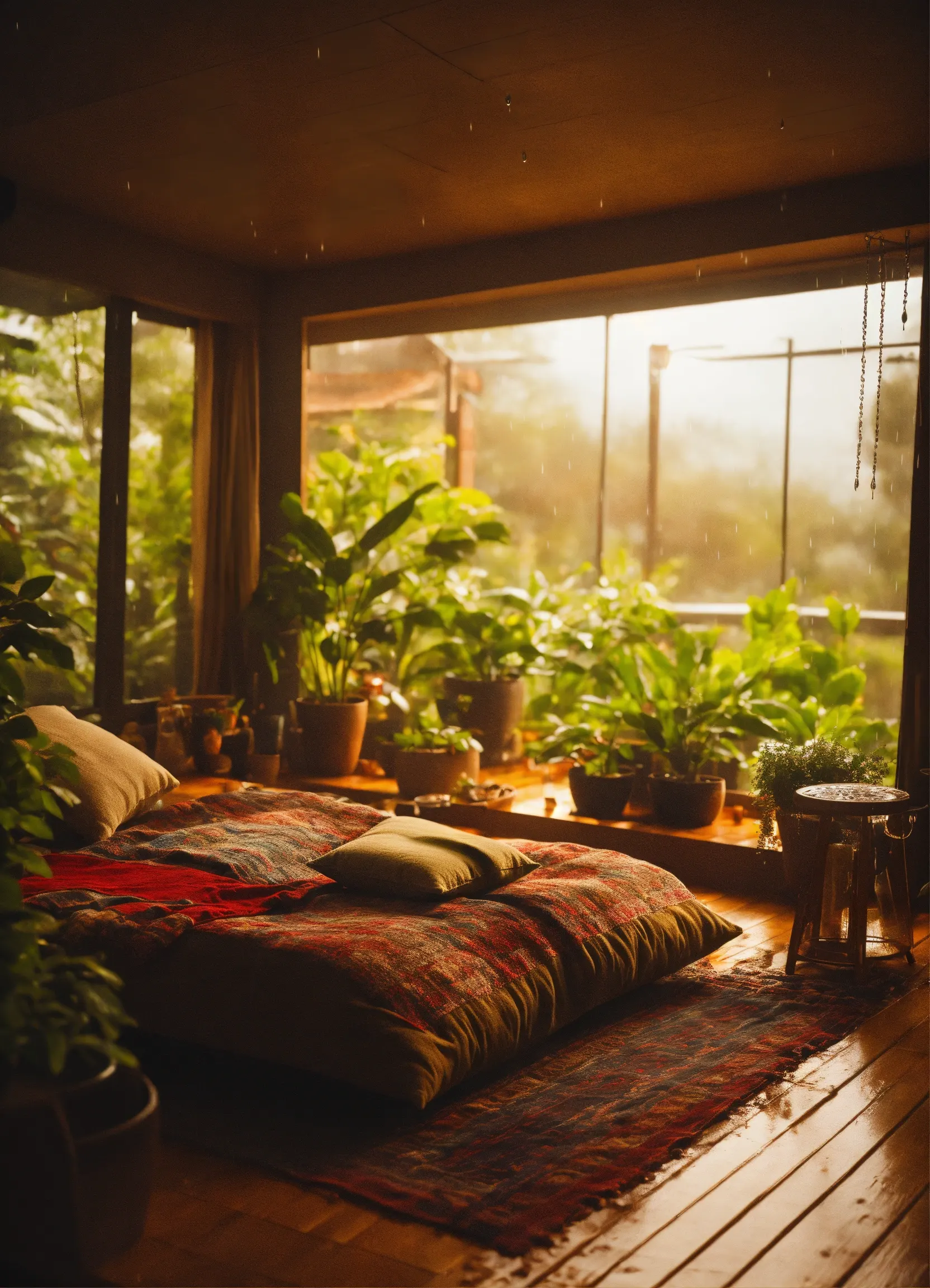 Decorative vase made from recycled glass